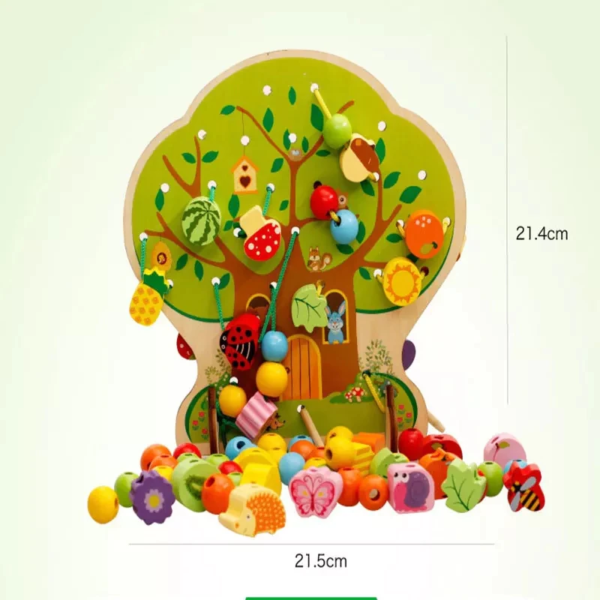 Joc Montessori, pomul cu fructe - 102 piese