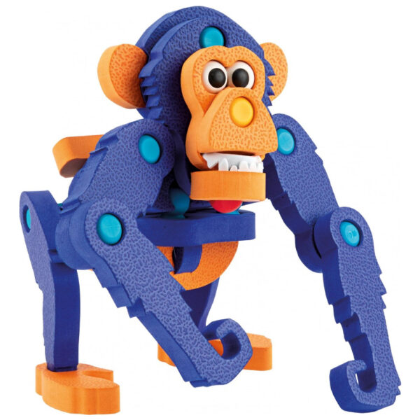 Puzzle 3D, gorila din spuma - 52 piese