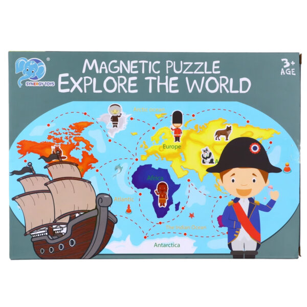 Harta magnetica educativa, Exploreaza lumea